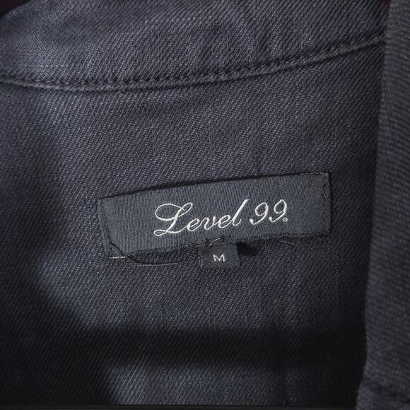 Level 99 Jacket Zip Front Black Stretch Knit Women’s XL City Ready - Picture 9 of 13